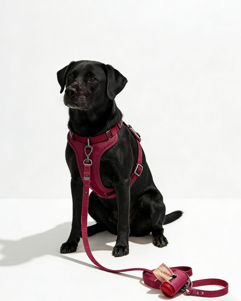 Dark Red Pet Harness