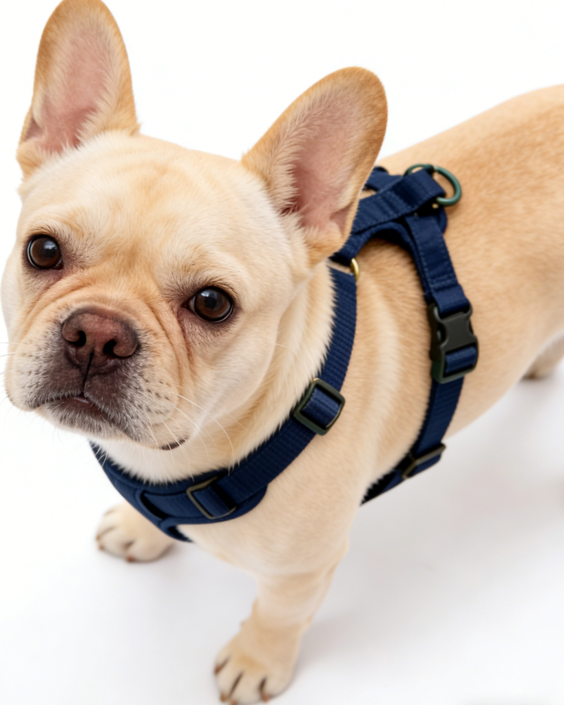 Dark Blue H-Style Harness