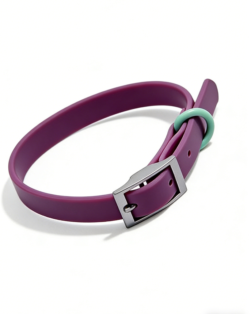 Modern Simple Dark Purple Collar