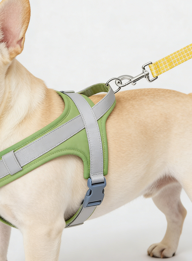 Light Green Reflective Pet Harness