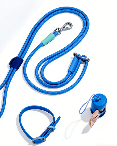 Blue Leash Set