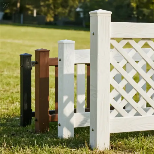 [SAMPLE092]  PVC Garden Fence